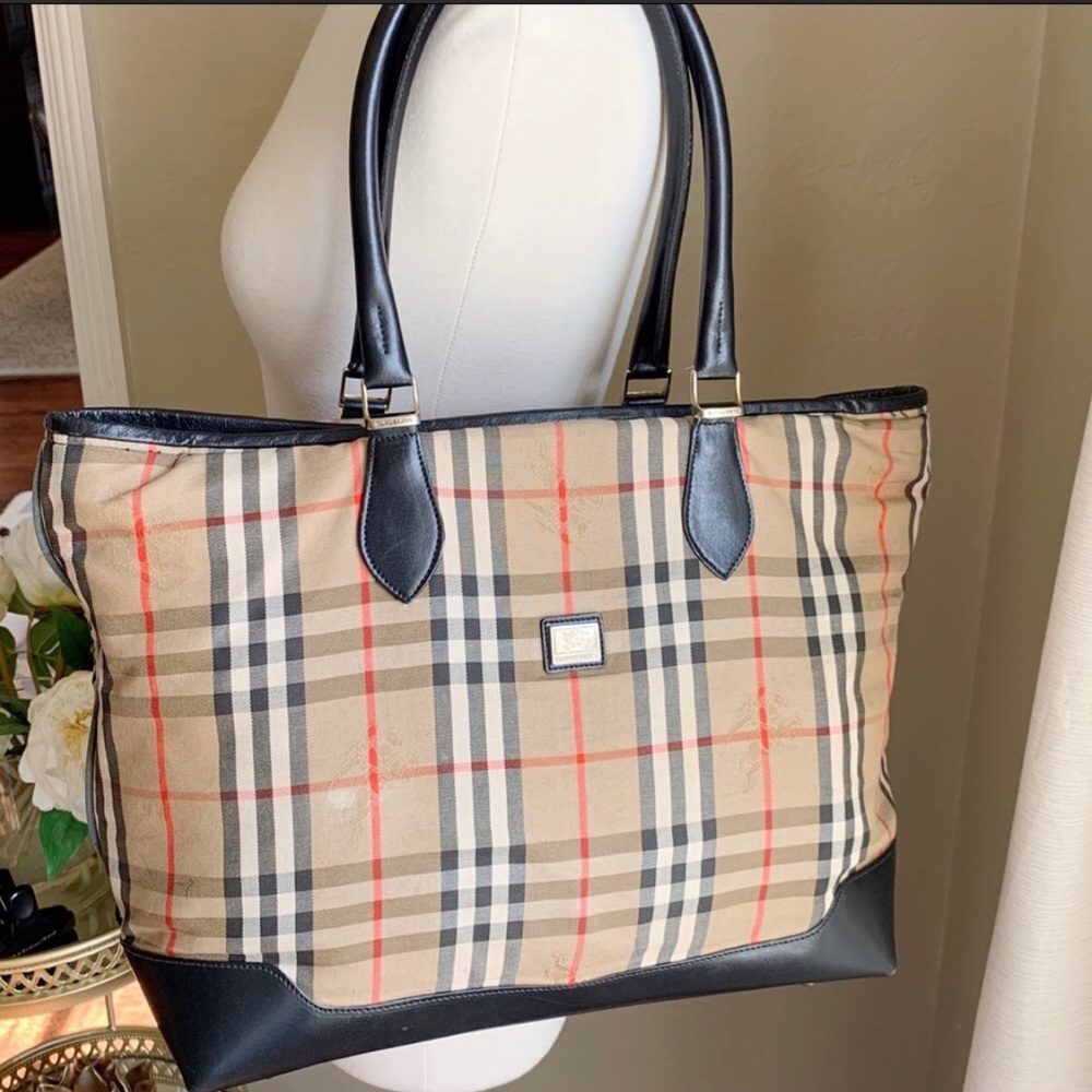 Vintage Burberry Nova Check Shoulder Bag